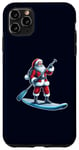 iPhone 11 Pro Max Stand-up Paddleboarding Santa Funny Hobbies Christmas Pajama Case