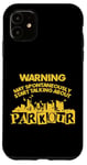 iPhone 11 Parkour Free Running Traceur Vintage Warning May Case