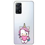 Coque compatible Redmi Note 12 PRO 4G licorne coeur kawaii I love you