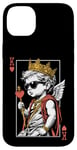 Coque pour iPhone 14 Plus Cupid Valentine King Of Hearts Card Poker Player