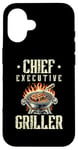 Coque pour iPhone 16 Chief Executive Griller Grill Cook BBQ Grill Grill Barbecue