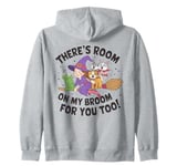 Funny Teacher Halloween There's Room on My Broom Costume Zip Hoodie