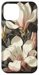 Coque pour iPhone 12 mini Fleur de magnolia mignonne galaxie florale