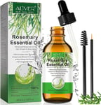 Rosemary Oil for Hair Growth (60 ML), Organic Rosemary Essential Oils Hair Oil