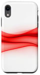 Coque pour iPhone XR Rouge Art Minimal Abstrait Esthétique