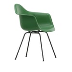 Vitra - Eames RE Plastic Armchair DAX 17 Emerald, Basic Dark Base - Charles & Ray Eames - Grön - Metall/Plast