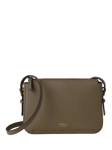 Mulberry Clovelly Leather Pouch Bag, Linen Green