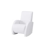 Micuna - Fauteuil d allaitement Rocking Chair Confort Slow System - Similicuir Blanc