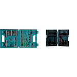 Makita B-49373 Drill and Screw Bit, 18 V, Blue, Set of 75 Piece & B-66896 33 Piece Impact Black Set