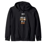 Astronomy Lover When I Was Your Age Pluto Was A Planet Zip Hoodie