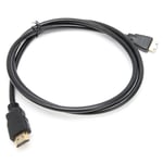 Cable Micro HDMI (type A) vers HDMI (type C), Cable D'extension 100 Cm Type A vers Type C, Cordon D'interface Multim¿¿dia HD pour Audio Vid¿¿o Haute D¿¿finition