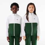 Lacoste Veste de survêtement Sportsuit zippée Taille 2 ans Blanc/vert