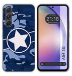 Coque Silicone pour Samsung Galaxy A54 5G Design Camouflage 03 Dessins