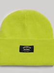 Superdry Classic Knitted Beanie Hat, Evening Primrose Green