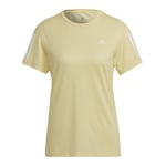 adidas Own The Run Cooler Tee Str. L Dame - Lett og pustende T-skjorte for komfortabel løping i gult