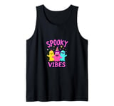 Spooky Vibes Halloween Fun Cute Ghosts Tank Top