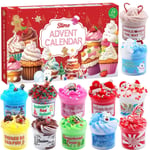 Slime Advent Calendar 2024 - Christmas Countdown Calendars 24 Days of Surprises