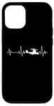 Coque pour iPhone 12/12 Pro Aviation Mode Aviation Enfants Flyer Heartbeat ECG