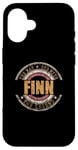 iPhone 16 Mens Finn The Man The Myth The Legend First Name Finn Case