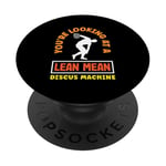 You're Looking At A Lean Mean Discus Machine Funny Discus PopSockets Adhesive PopGrip