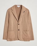 Lardini Knitted Wool Blazer Beige