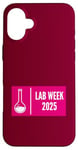 Coque pour iPhone 16 Plus Pink Lab Week 2025, jolie pour un technicien de laboratoire