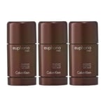 Calvin Klein 3-pack Calvin Klein Euphoria For Men Deostick 75ml