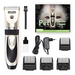 Nobleza Tondeuse Chien Professionnel Poil Long Epais Animal Silencieux Rechargeable Electrique Tondeuse pour Chien et Chat Dog Clipper Kit