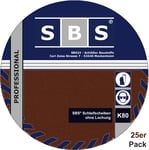 SBS Disques Abrasifs Ø225mm Papier Scratch Ponceuse de Plafond Quantité au Choix