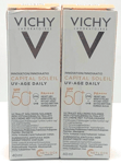 2 X Vichy Capital Soleil UV - Age Daily SPF50+ 40ml