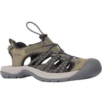 Trespass Womens Brontie Closed Toe Walking Hiking Sandals - Khaki - 3 UK