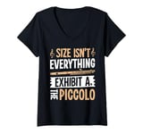 Womens Size Isn't Everything Exhibit A the Piccolo Piccolo V-Neck T-Shirt