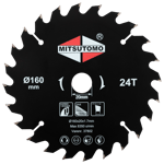 Mitsutomo Sågklinga cirkelsåg 160x20 mm 24T