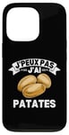 Coque pour iPhone 13 Pro J'Peux Pas J'Ai Patates Jardinier Drôle Pommes De Terre