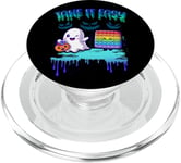 Halloween Shirt Kids Pop It White Ghost Fidget Toy PopSockets PopGrip for MagSafe