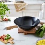 Carbon Steel Flat Base Wok, 30cm