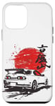 Coque pour iPhone 12 mini Retro JDM Japan Domestic Market Drift Racing Car Legend