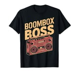 Boombox Boss Retro Old School 80s Music T-Shirt