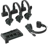 Solidcom C1 Full Duplex Wireless Intercom System Med  4 headsets