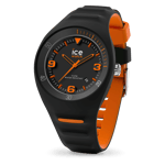 Ice-Watch IC017598 Modèle Pierre Leclercq En Silicone Noir Et Orange