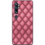 Xiaomi Mi Note 10 Pro Gennemsigtigt Telefoncover Exklusivt Rosa Mönster