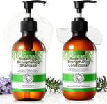 Rosemary Shampoo 300ml + Rosemary Conditioner 10.56 Fl Oz, Cleanse Hair, Helps &