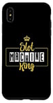 Coque pour iPhone XS Max Slot Machine King Mens Papa Grandpa Casino Jeux de hasard