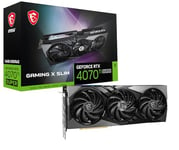 MSI GeForce RTX 4070 Ti Super 16G Gaming X Slim Carte Graphique - 16 Go GDDR6X (21 Gbps/256 Bits), PCIe 4.0 - TRI FROZR 3 (3 x Ventilateurs TORX 5.0), RGB - HDMI 2.1, DisplayPort 1.4a