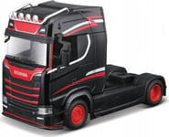 Bburago Bbu 1:43 Haulers Custom Cabs Scania Black 32207