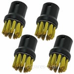 Brass Wire Brush Nozzles for KARCHER SI2125 SI4100 SI4100C Steam Cleaner x 4