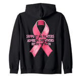 Support The Fighters Admire The Survivors Honor The Taken Zip Hoodie