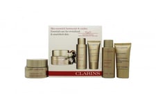 CLARINS NUTRI-LUMIÈRE ESSENTIAL CARE REVITALIZED & NOURISHED SKIN GIFT SET 3 PI