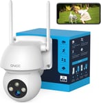 GNCC Security Camera Outdoor, Cameras House Security, CCTV Camera, 2K, 360° Auto