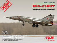 1:72 ICM KIT Mig-25 Rbt Soviet Reconnaissance Plane Kit ICM72172